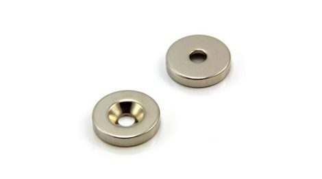 Mágnes D16x5 mm sülly furatos NdFed POT